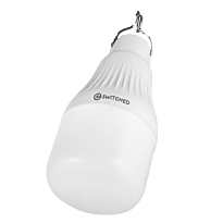 SWITCHED Solar Powered LED Light Bulb Solar Panel Included - White