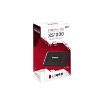Kingston XS1000 2TB Portable External SSD Black