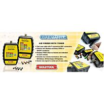 Goldtool Coax Cable Mapper 4 ID Finder with Toner-Handheld testing device designed for CATV and Security Installers