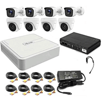 Hilook Kit 8 Channel DVR 8X Camera Plus Micro UPS