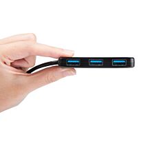 Transcend Black 4-port USB 3.0 Hub