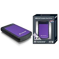 Transcend StoreJet 25H3 - 1TB 2.5 inch Robust Mobile Hard Drive - USB 3.0