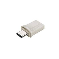 Transcend - 890 JetFlash 64GB USB-C & USB 3.1 Flash Drive - Silver