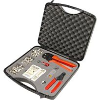 Goldtool 37 piece Universal LAN / CCTV Kit-Complete universal kit designed for LAN/CCTV installation and repair technicians