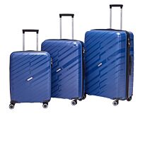 Travelwize  Java PP 4-Wheel Spinner 55cm Luggage Azure