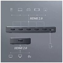 Ugreen 50710 HDMI 2.0 splitter box - 1x HDMI in / 5x HDMI out
