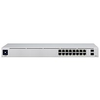 Ubiquiti 16 Port Gigabit 42W 8PoE 2SFP UniFi Switch | USW-16-POE