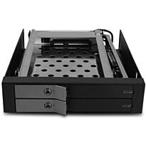 Vantec 225S6 EZ Swap EVO - Black Dual - 2.5 inch Mobile HDD Rack