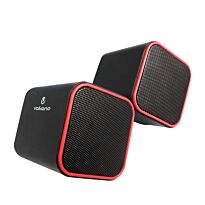 Volkano Diamond Series USB Powered Speakers Red