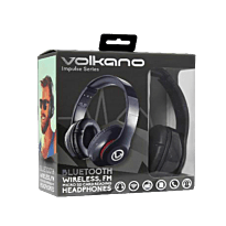 Volkano Impulse Series Bluetooth Headphones Black