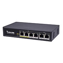 Vivotek Network Switch Fast Ethernet (10/100) Black Power over Ethernet (PoE)