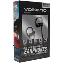 Volkano Race series Bluetooth Sport earhook earphones - Black