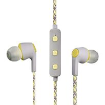 Volkano Moda Series Nylon Bluetooth Earphones Yellow