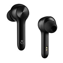 Volkano Libra Series TWS Earphones + Charging Case - Black