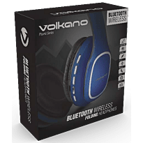 Volkano Phonic Series Bluetooth full size headphones - Blue