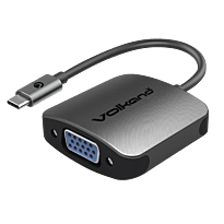 VolkanoX Core VGA series USB Type C to VGA converter - 10cm - Charcoal