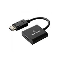 Volkano Port series DisplayPort to 4K HDMI converter 10cm - Black