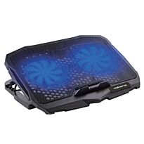 Volkano Glacier series upright notebook cooling stand with dual fans