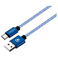 Volkano Fashion series cable Micro USB 1.8m - Sky-Blue