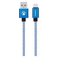 Volkano Fashion series cable Micro USB 1.8m - Sky-Blue