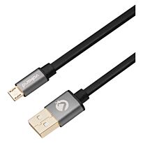 VolkanoX Couple Series Micro USB Premium Twin Pack 1 Meter Black