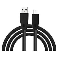 Volkano Slim Series Flat PVC Type-C Cable 1.2m Black