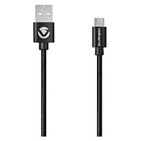 Volkano Braids Series Nylon Braided Micro USB Cable 1.2m Black