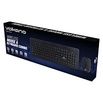 Volkano Cobalt Series Wireless Keyboard and Mouse Combo