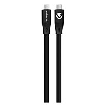 Volkano Slim series Type-C to Type-C cable black 1.2m