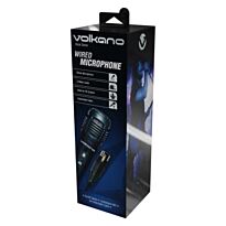 Volkano Vocal series ABS wired microphone � Black