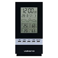 Volkano Dew series Weather Station - Black