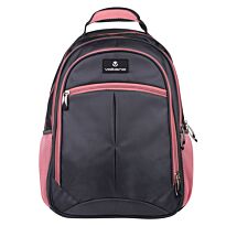 Volkano Orthopaedic Backpack 27L Dark Grey and Pink