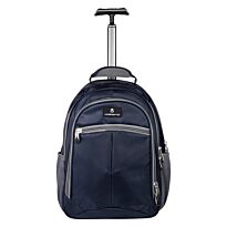 Volkano Orthopaedic Trolley Backpack 27L - Navy and Grey