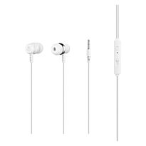 Volkano Stannic 2.0 Series Aux Earphones with Microphone - White