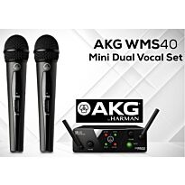 AKG Harman WMS40 Mini Dual Vocal Set Wireless Microphone