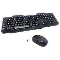 UniQue Wireless USB Multimedia Keyboard and Wireless 5 Button 1000 DPI Optical Mouse Combo