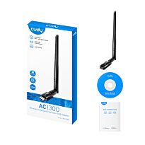 Cudy 1300Mbps High Gain WiFi USB3.0 Adapter with High Gain Antenna