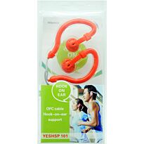 Geeko Innovate Hook On Ear Dynamic Stereo Earphones 1.2m Red