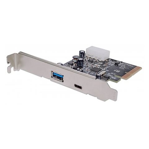 Manhattan PCI Express card 2 x external ports