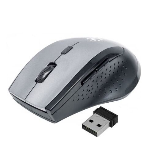 Manhattan Curve Wireless Optical Mouse - USB