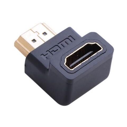 uGreen Version 2 HDMI Male To Female 90 Degree Down Angle Adapter Colour Black