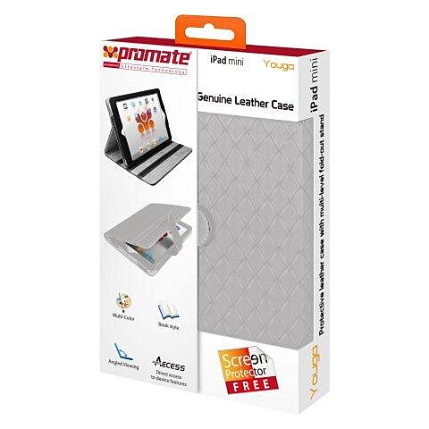 Promate Youga Protective Leather Case -White