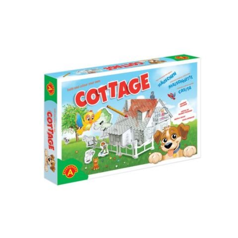 Build and colour - Cottage and The Dog