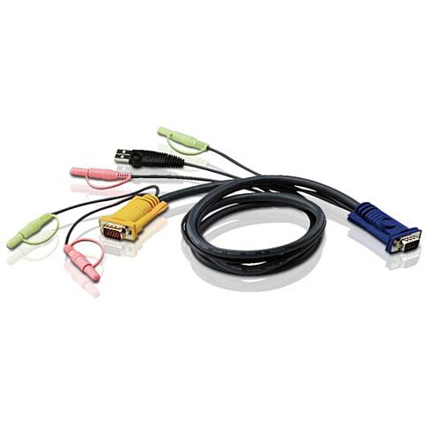 Aten 2L-5303U 3m USB KVM cable with 3 in 1 SPHD and audio