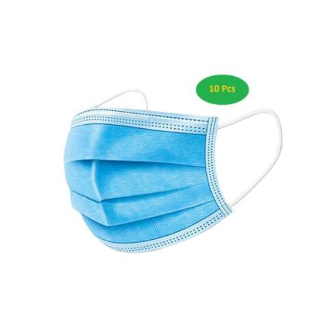 HUIFENG 3-PLY Surgical Mask bag of 10 Pieces