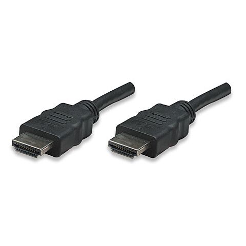 Manhattan High Speed HDMI Cable - HDMI Male to Male Shielded Black 22.5 m