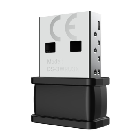 Hikvision DS-3WRU3X AX300 WiFi 6 Nano USB Adapter | Up to 286Mbps | USB Wireless Adapter
