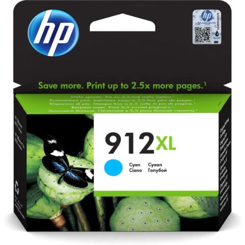 HP 912XL Cyan High Yield Printer Ink Cartridge Original