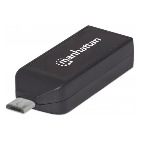 Manhattan imPORT Link - Mobile OTG Adapter Micro USB 2.0 to USB 2.0 24-in-1 Card Reader/Writer