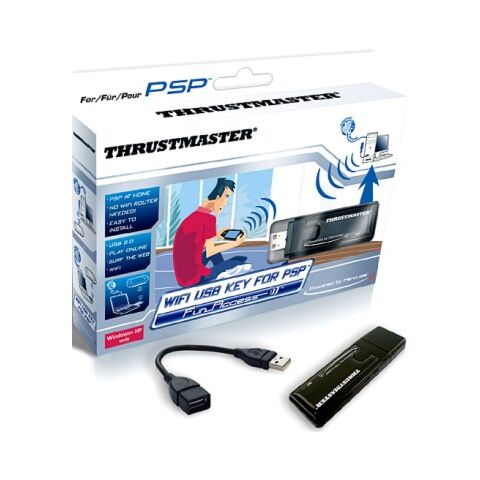 Thrustmaster FunAccess Wi-Fi USB Key - USB - 54Mbps - IEEE 802.11b/g for PSP and PC